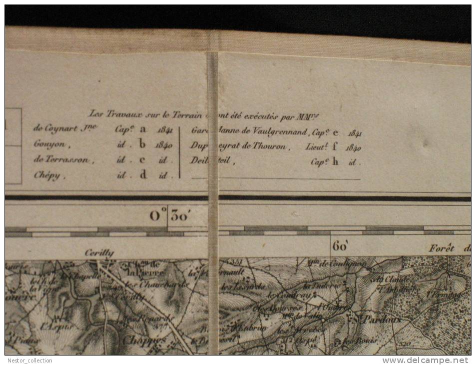 Carte Moulin Etat Major Publication 1848 Dépôt guerre Librairie Militaire Dumaine 11 images