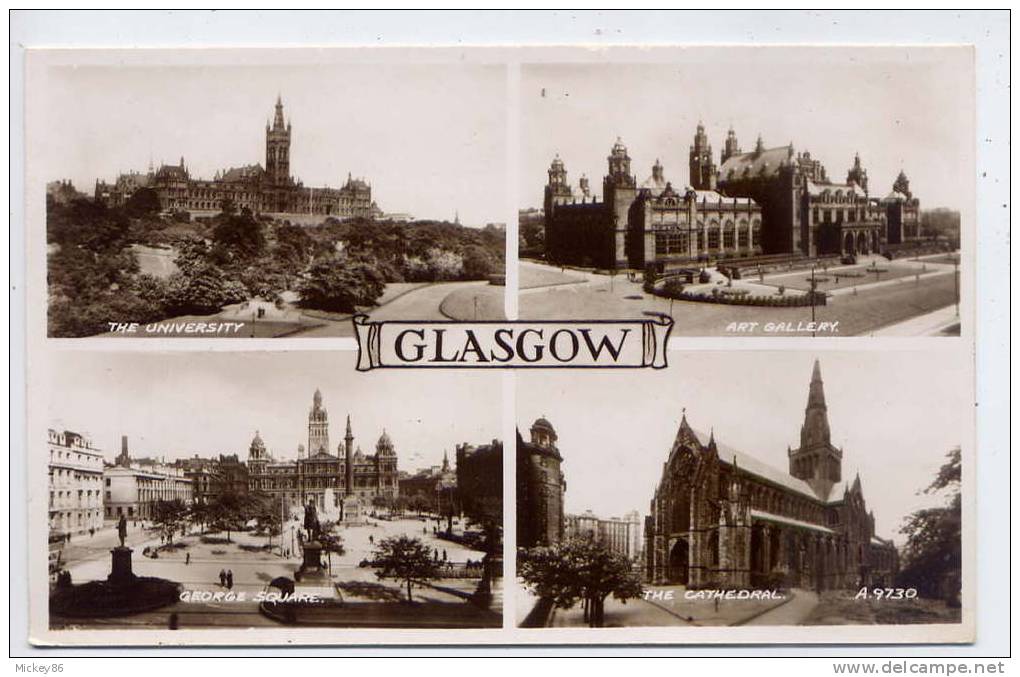 Royaume-Uni- --Ecosse--GLASGOW--Vues Diverses  éd Valetine's - Lanarkshire / Glasgow