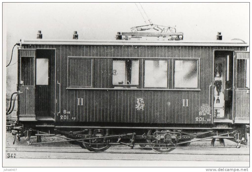 MOTRICE TRAMWAY ELECTRIQUE Photographie Machine Chemins De Fer Du Sud - Matériel