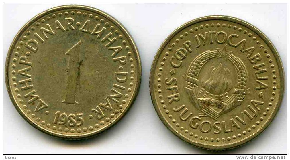 Yougoslavie Yugoslavia 1 Dinar 1985 KM 86 - Jugoslawien