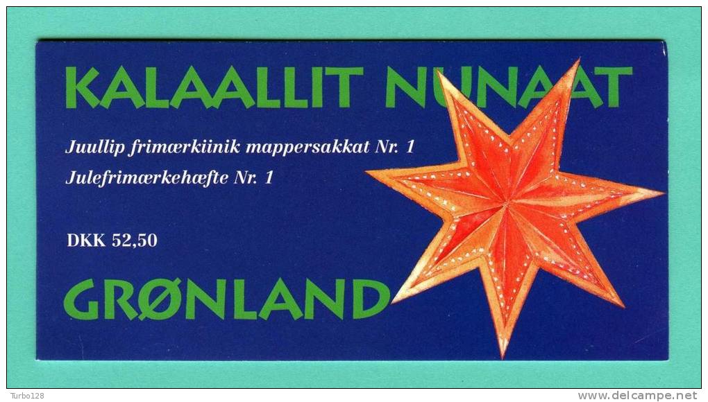 GROENLAND 1996 Carnet  N° C276a ** Complet Neuf  = MNH Superbe  Cote: 40 € Noël Christmas - Carnets