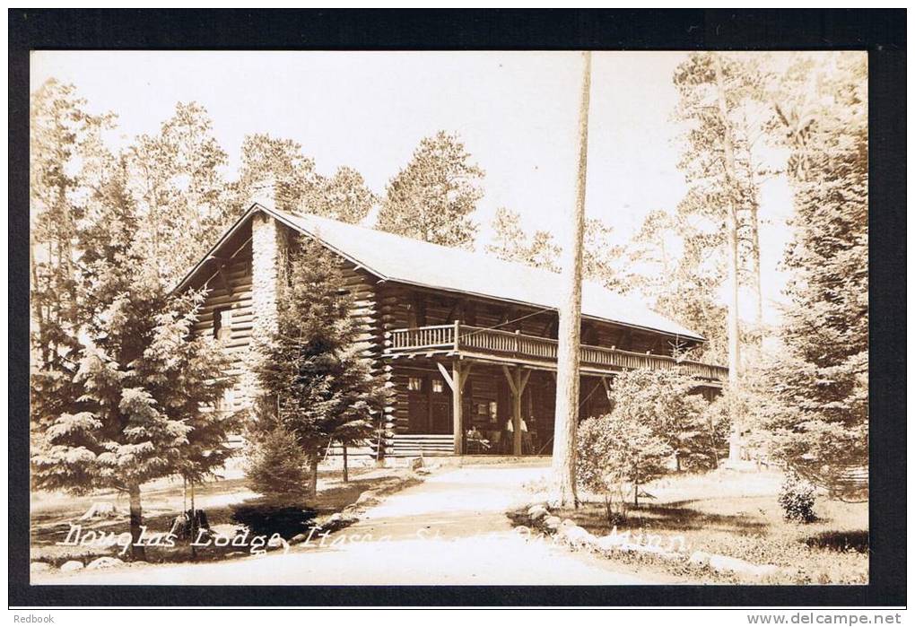 RB 915 - Real Photo Postcard - Douglas Lodge - Itasca State Park - Minnesota USA - Sonstige & Ohne Zuordnung