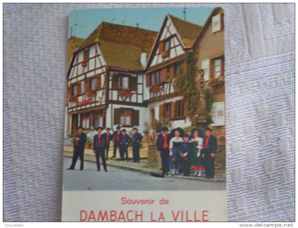 DAMBACH LA VILLE FOLKLORE ALSACIEN - Dambach-la-ville