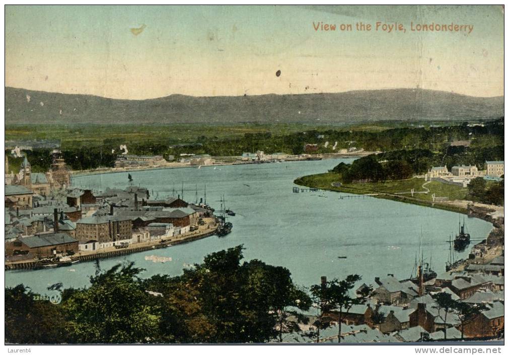 (499) Very Old Postcard - Carte Postale Ancienne - UK - N-Ireland Londonderry - Londonderry