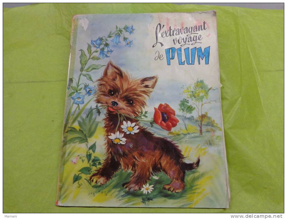 L´extravagant Voyage De Plum-editions Jesco Imagerie -coquelicato-chien -herisson-chat-ecureuil - Sonstige & Ohne Zuordnung