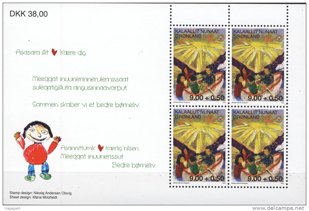 #Greenland 2013. Children Charity. MNH(**) - Blocs