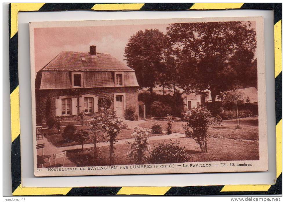 HOSTELLERIE DE BAYENGHEM Par LUMBRES. LE PAVILLON - Lumbres