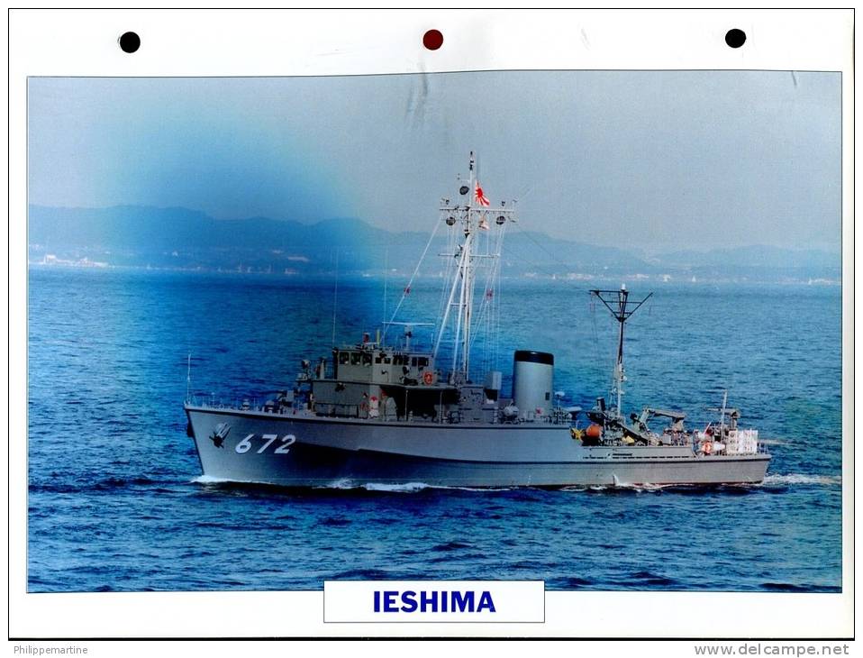 Japon 1990 : Drageur-chasseur De Mines IESHIMA - Boats