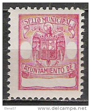 3504-FISCAL PROOFS ESSAYS RARE PRUEBAS SPAIN REVENUE LOCAL NUEVO ** MNH  MUNICIPAL. - Emisiones Nacionalistas