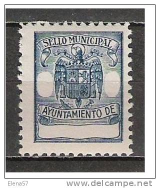 3505-FISCAL PROOFS ESSAYS RARE PRUEBAS SPAIN REVENUE LOCAL NUEVO ** MNH  MUNICIPAL. - Emisiones Nacionalistas