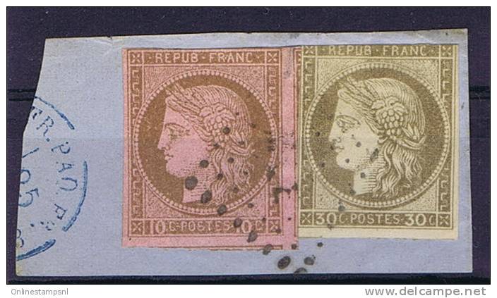 Colonies Francaises: Yv Nr 18+ 22 Martinique Cachet MQE, Valeur A Lettre € 1250 Nr 18 Maury Cat. - Cérès