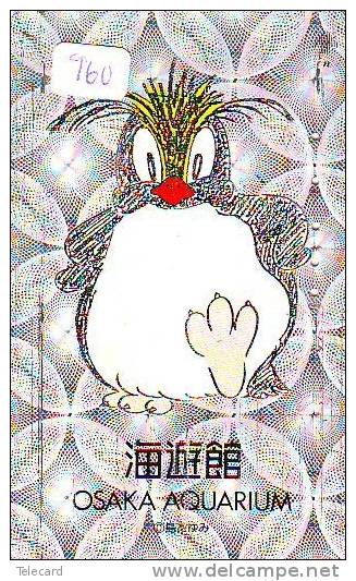 Télécarte  Japon * OISEAU MANCHOT  (960)  PENGUIN BIRD Japan * Phonecard * PINGUIN * - Pingueinos