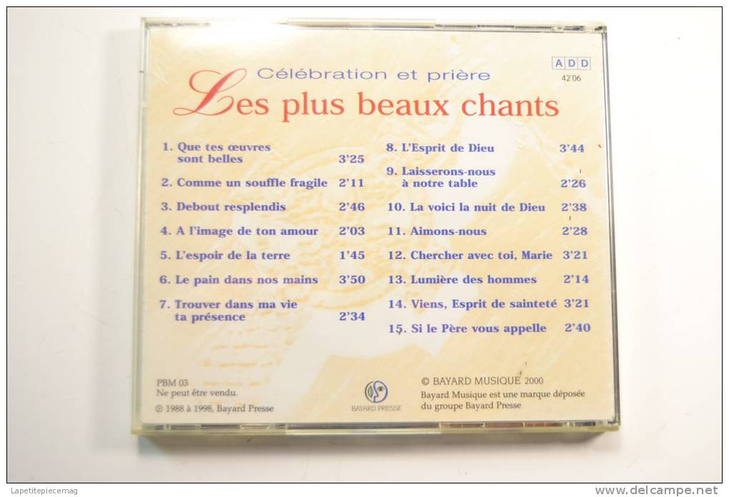 Les Plus Beaux Chants    Célébration Et Prière - Gospel & Religiöser Gesang
