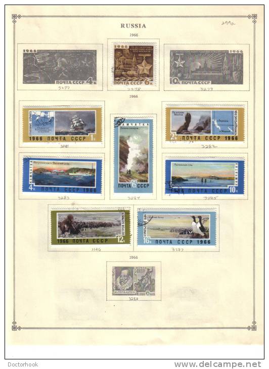 RUSSIA    Collection Of  Mounted Mint And Used As Per Scan. (2 SCANS) - Collections