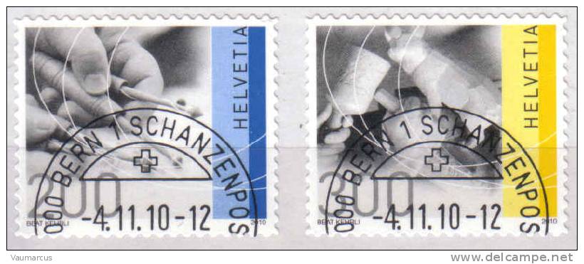 2010 Zu 1370-1371 / Mi 2176-2177 / YT 2102-2103 Artisanat Obl. 1er Jour - Used Stamps