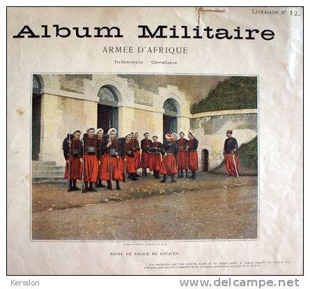 Album Militaire - Armée D'Afrique - Infanterie-Cavalerie -17 Typogravures De Boussod-Valadon - 1895 - Magazines - Before 1900