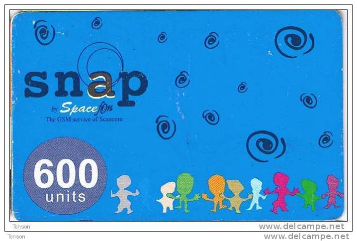 Ghana, 600 Units, Snap By Spacefon, 2 Scans.  Please Read - Ghana