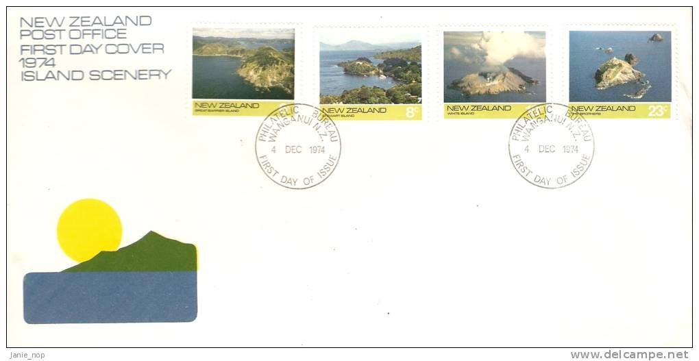 New Zealand 1974 Offshore Islands FDC - FDC