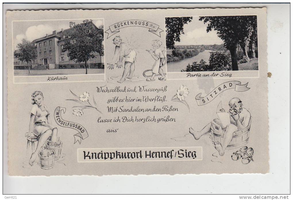 5202 HENNEF, Mehrbildkarte - Hennef