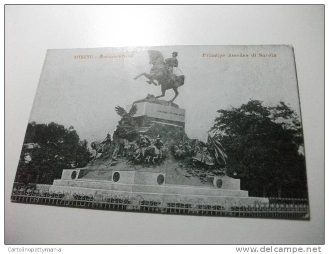 Torino  Piccolo Formato Monumento  Principe Amedeo Di Savoia - Other Monuments & Buildings