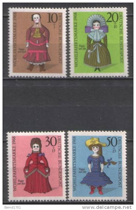 Germany - Mi-Nr 571/574 Postfrisch / MNH ** (C351) - Bambole