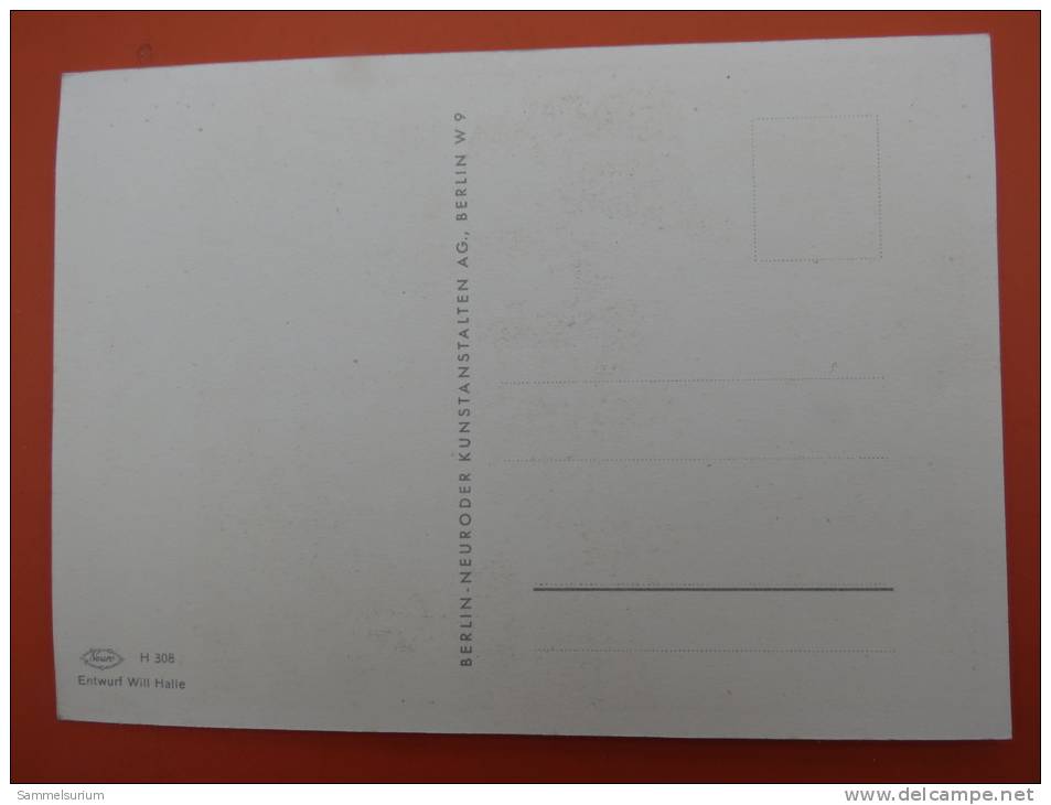 (2/5/70) AK "Der Störenfried" Künstlerkarte Von Will Halle - Halle, Will