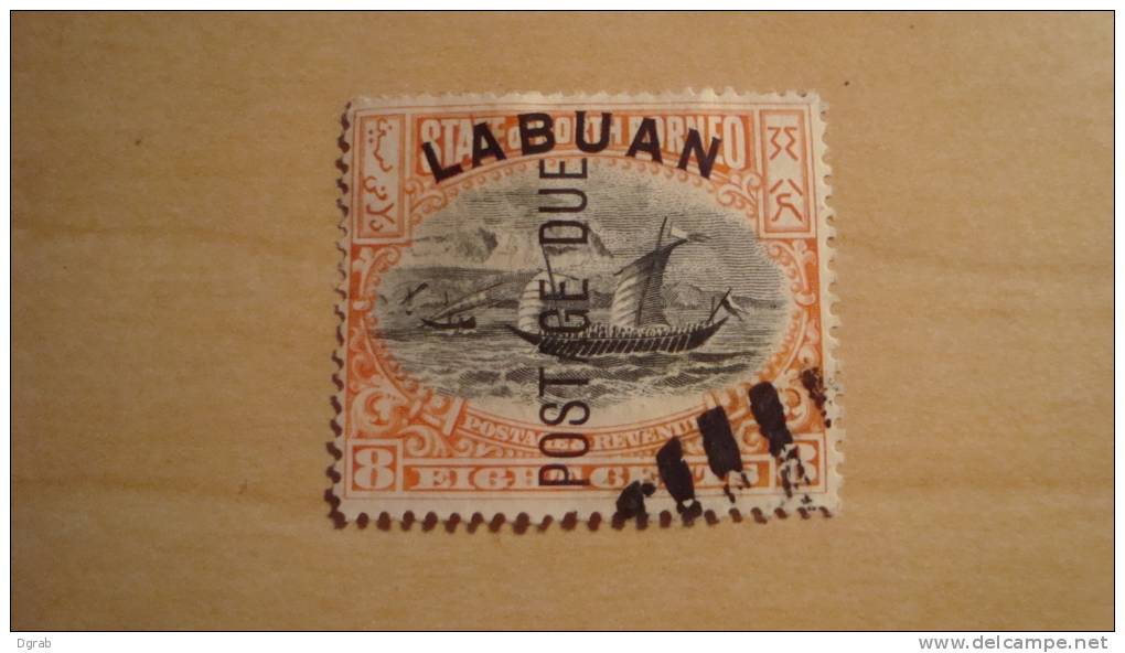 Labuan  1901  Scott #J6  Used - North Borneo (...-1963)