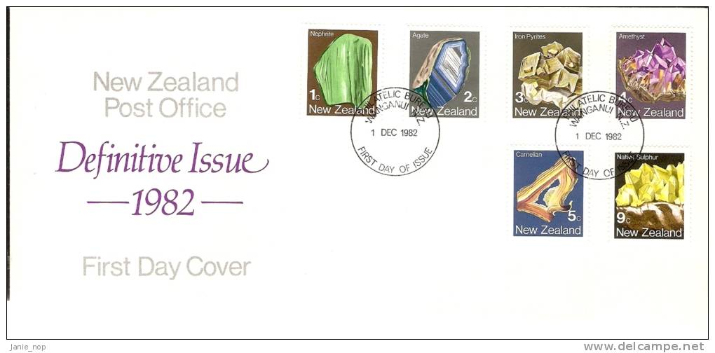 New Zealand 1982 Stone Definitive FDC - FDC