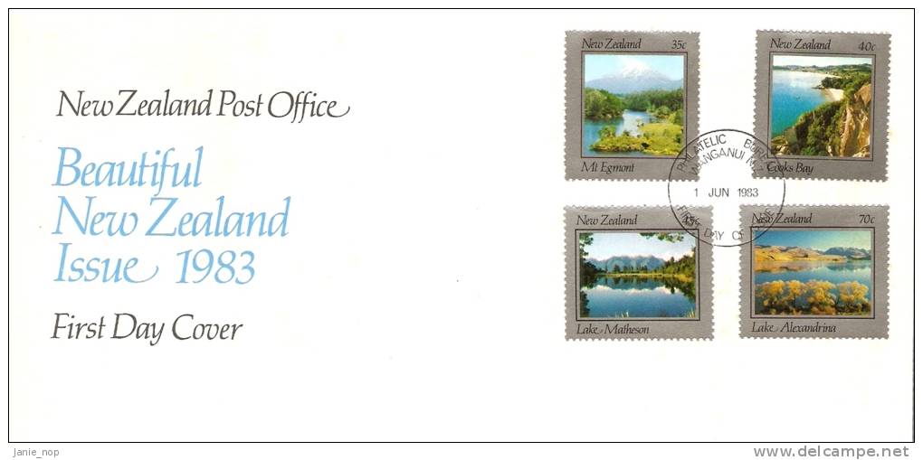 New Zealand 1983 Beautiful New Zealand FDC - FDC