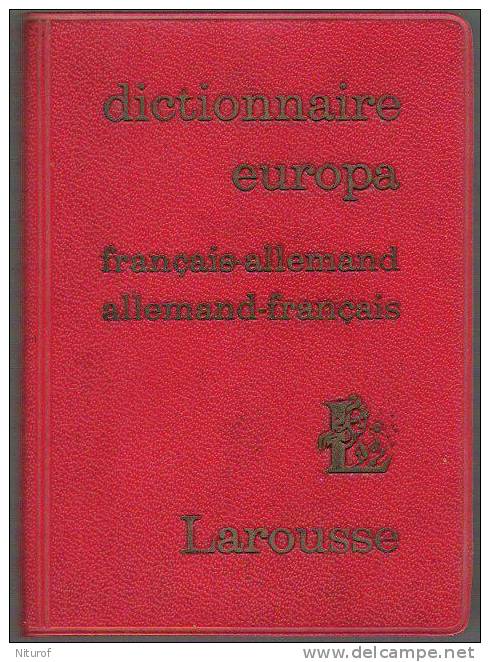 MINI DICO LAROUSSE : Français-allemand Allemand -français - 1965 - 480 Pages - Woordenboeken