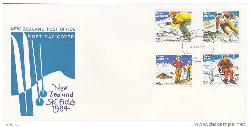 New Zealand 1984 Skifields FDC - FDC