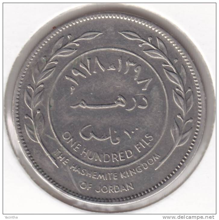 @Y@      Jordanië   100 Fils   1978    (2142) - Jordanien