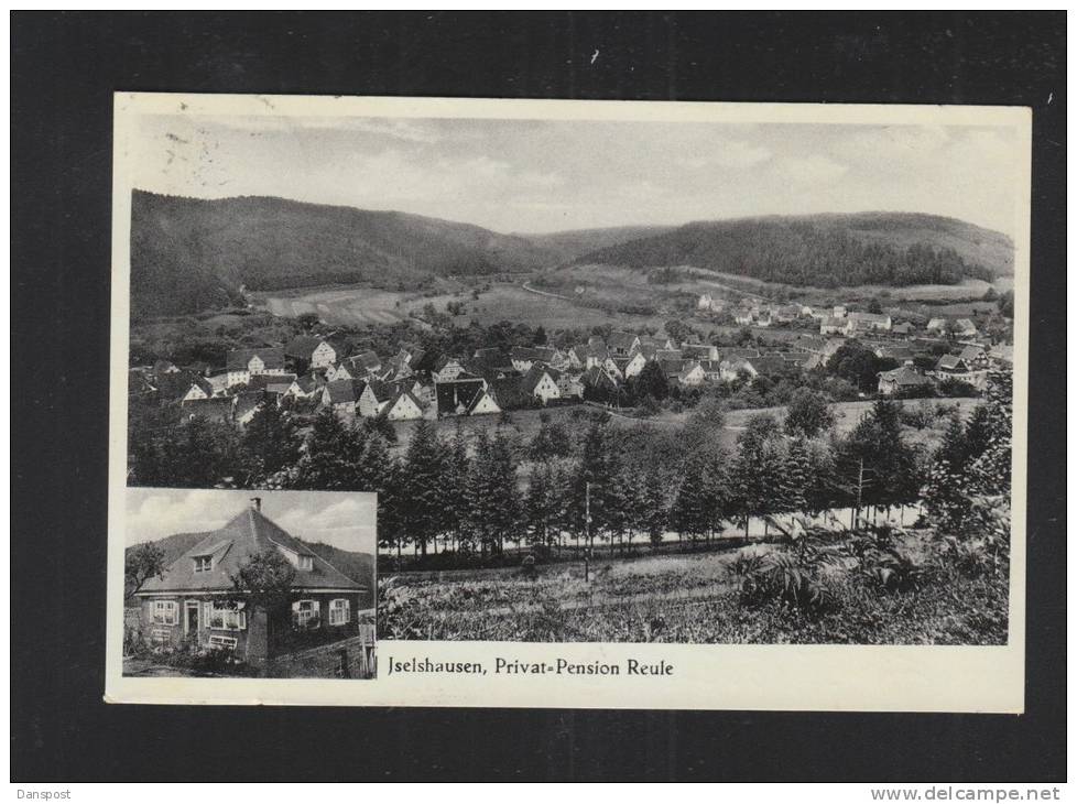 AK Iselshausen Privat-Pension Reule 1933 - Nagold