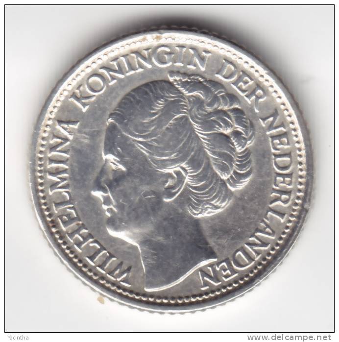 Nederland   25 Cent   Wilhelmina  1944  / Argent    (2154) - 25 Centavos