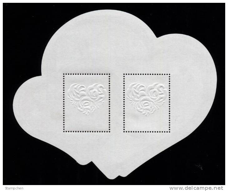 2013 Valentine Day Stamps & S/s Love Heart Rose Flower Heart-shaped Number Code Unusual - Fouten Op Zegels