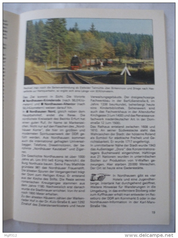 TRAINS à Voie étroite : LINKS UND RECHETS DER KLEINEN BAHNEN SCHMALSPURBAHNEN Der DDR Brochure Texte, Photos Et Plans. - Allemagne (général)