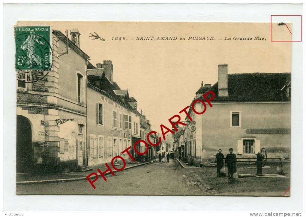 La Grande Rue-SAINT AMAND En PUISAYE- - Saint-Amand-en-Puisaye