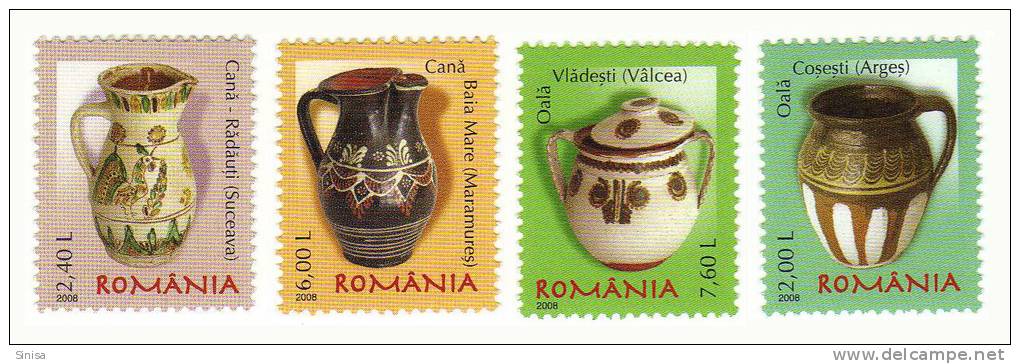 Romania / Definitives / Artworks / Ceramics / Clay Crafts - Neufs