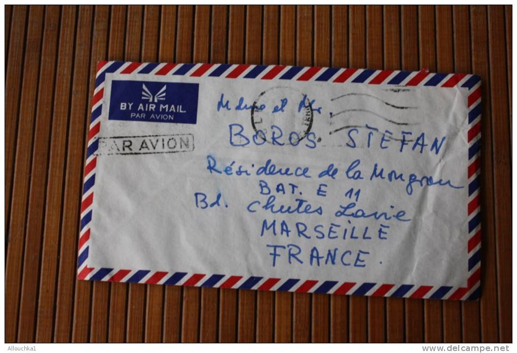 Lettre Avec Jolis Timbres Espace Space De Roumanie Romana Pour Marseille France Par Avion&mdash;&gt; Marcophilie - Marcofilie