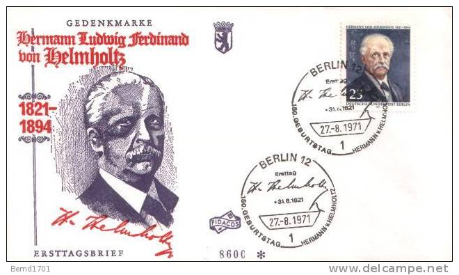 Germany / Berlin - Mi-Nr 401 FDC (C555)- - 1971-1980