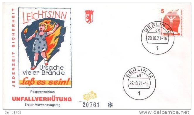 Germany / Berlin - Mi-Nr 402 FDC (C558)- - 1971-1980