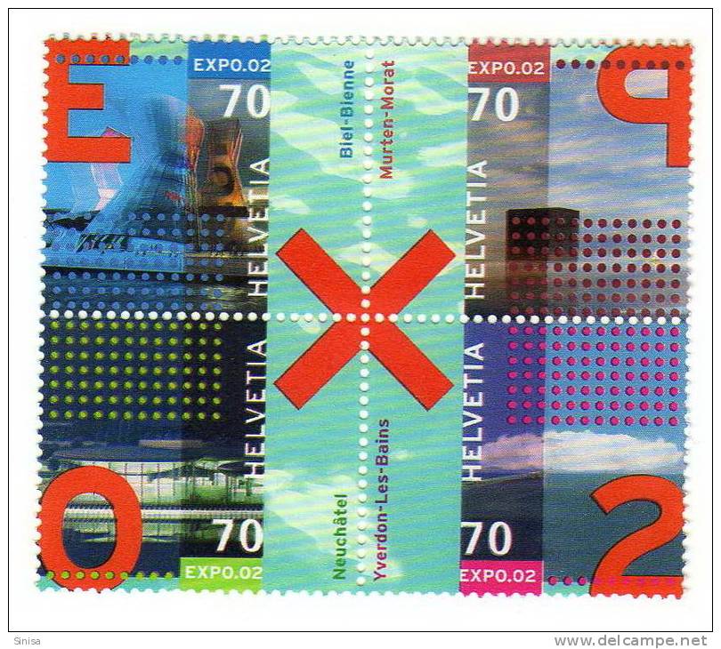 Switzerland / EXPO 2002 - Unused Stamps