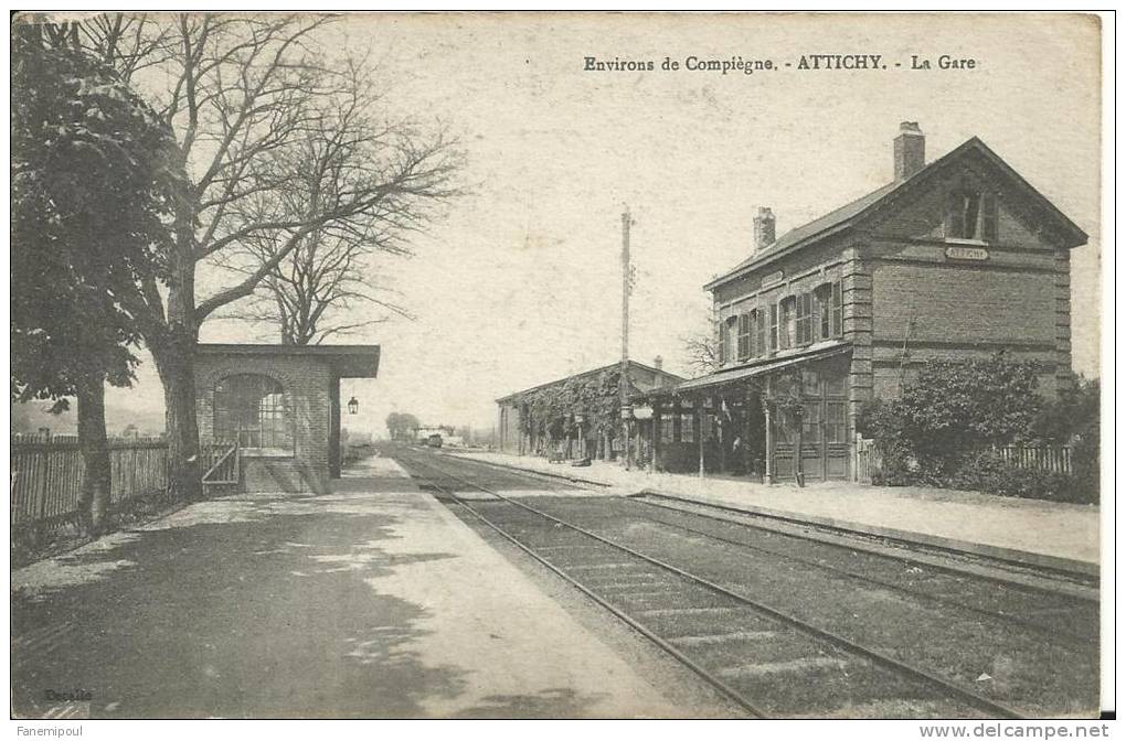 ATTICHY.  La Gare - Attichy