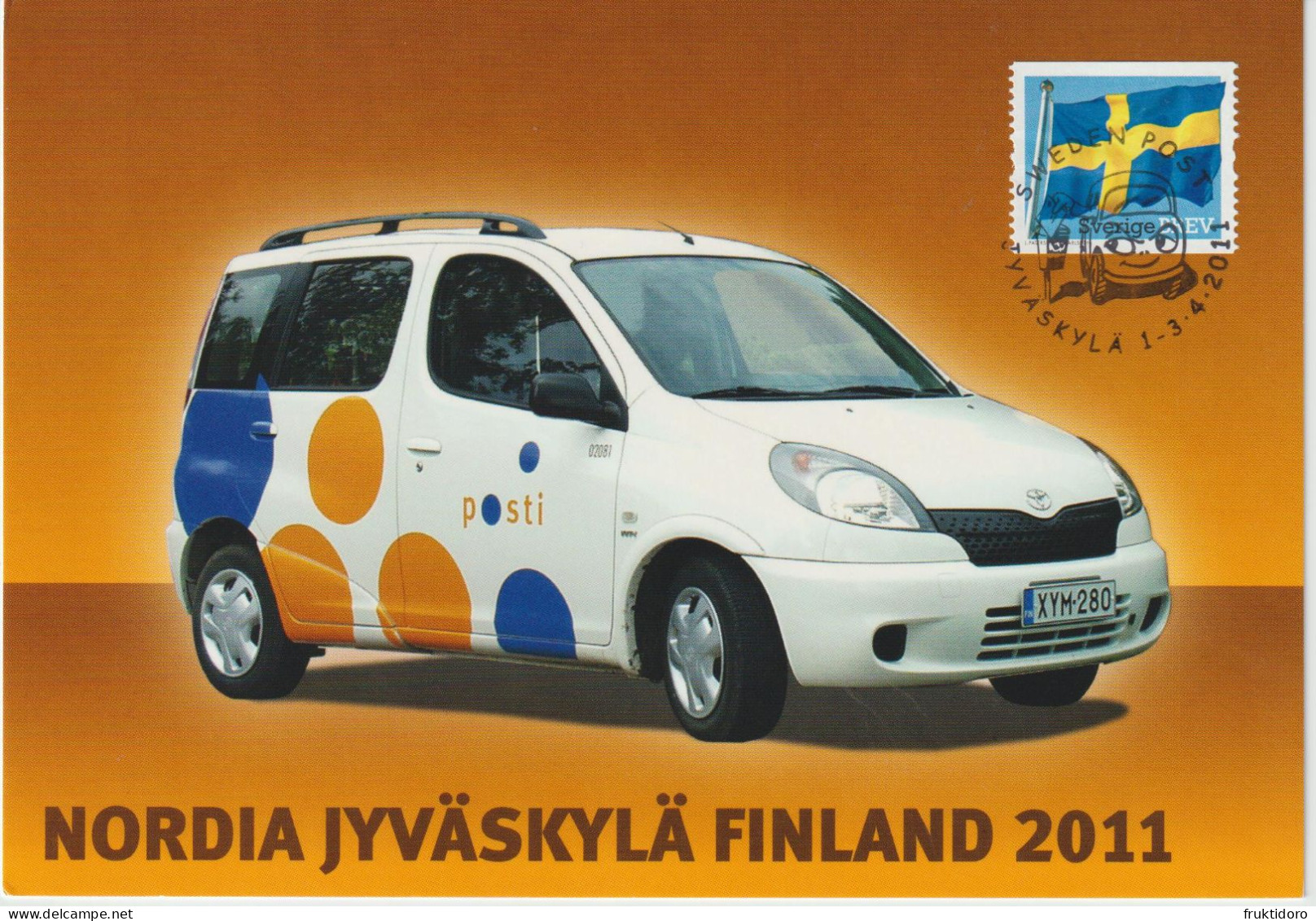 Sweden 2011 Exhibition Cards Postal Vehicles Yokohama (Japan) - Sindelfingen (Germany) - Wuxi (China) - Paris (France) - Briefe U. Dokumente