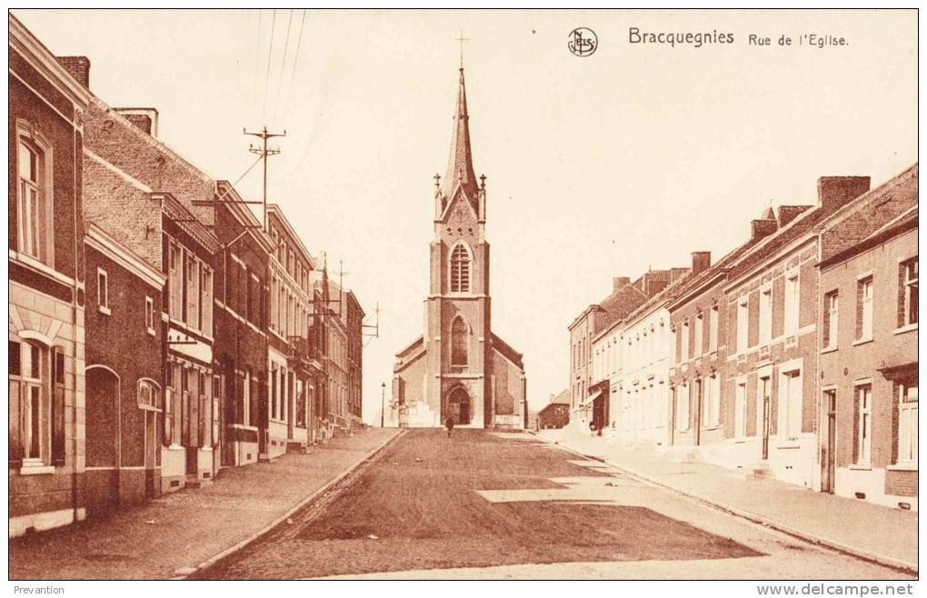 BRACQUEGNIES - Rue De L'Eglise - La Louvière