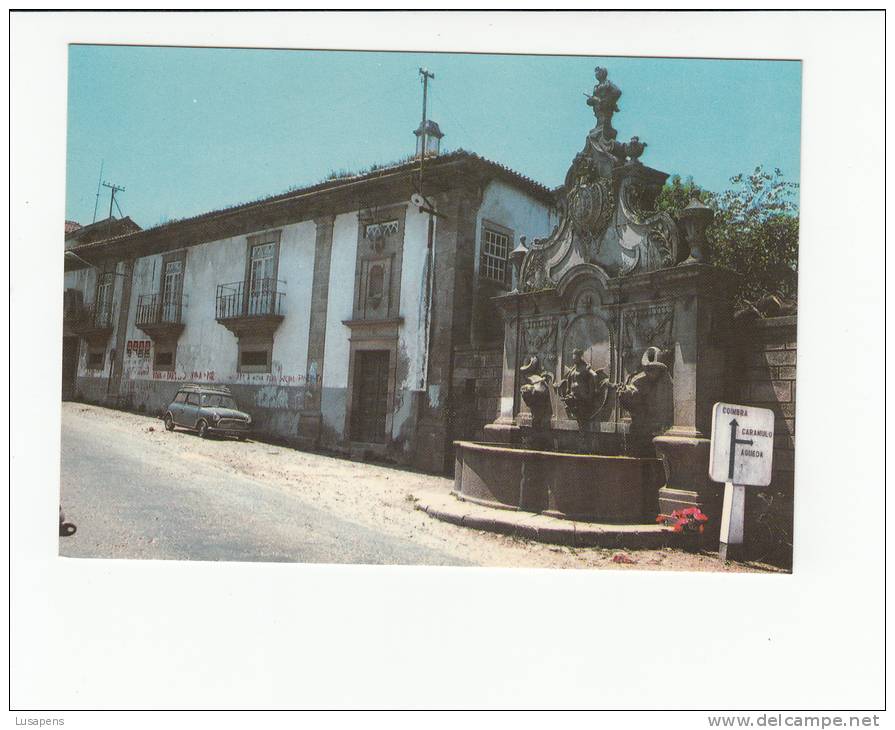 Portugal Cor 20667 - TONDELA - CENTRO DA VILA OLD CARS AUTOMOBILES VOITURES AUSTIN MINI MORRIS - Viseu