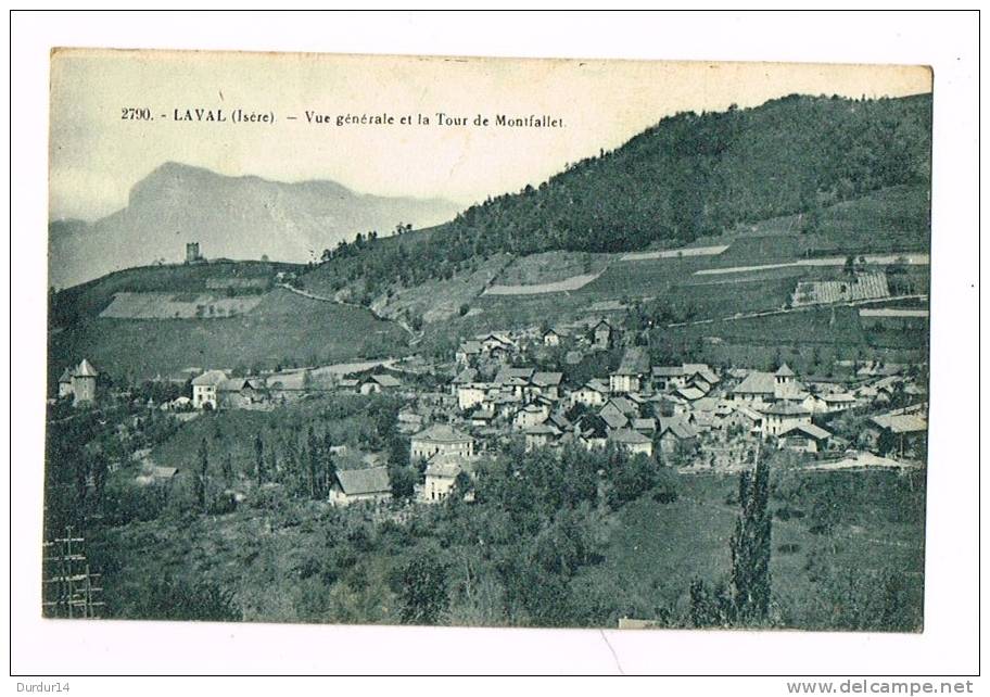 LAVAL ( Isère )  Vue Générale Et La Tour De Montfallet - Laval