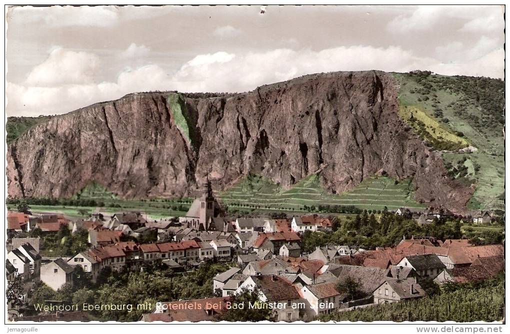 Weindorf Ebernburg Mit Rotenfels Bei Bad Münster Am Stein - Gaststätte Burg Ebernburg -  7.9.1950 - R-2 - Bad Kreuznach