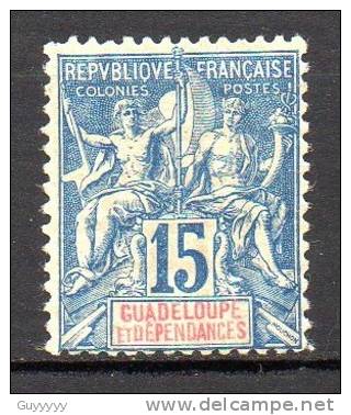 Guadeloupe - 1892 - N° Yvert : 32 * - Neufs