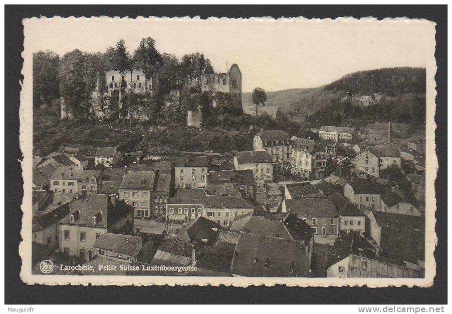 DF / LUXEMBOURG / LAROCHETTE / VUE AERIENNE / CIRCULEE EN 1950 - Larochette